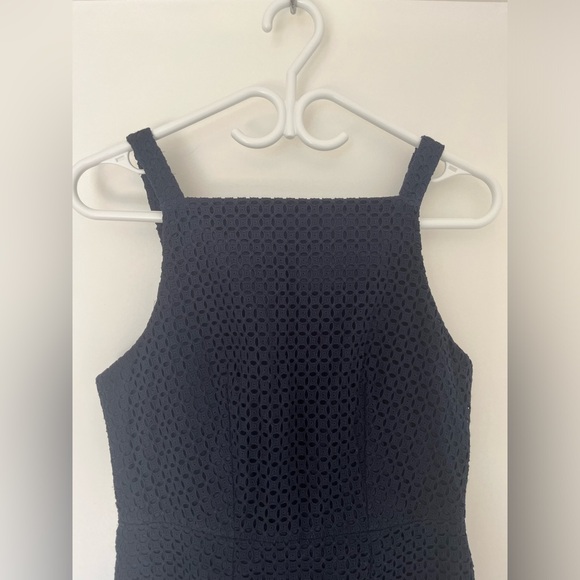 Navy Lace J Crew Dress - Picture 1 of 6